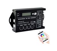 2X 12V 24V WiFi RGB Controller LED Programmabile un Tempo TC421 5 Canali 20A Anodo Comune Programmabile LED Strip Dimmer