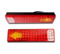2X 12V 73LED Luci Di Freccia Gialle Posteriori Classiche Per Rimorchi E Furgoni