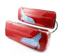 2x 12V LED Posteriore Universale Coda Luci Plug-In Multi Funct 40CM Pick-Up Van