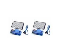 2X 12V Raindrops Detection Module Rain Water Detection Sensor Module for Robotics and Weather Monitoring