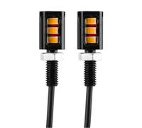 2x 12V Universale Auto Moto Targa Vite Bullone Luce Lampada LED Giallo