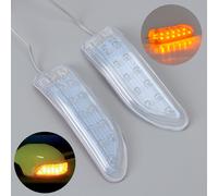 2x 13 LED Yellow Car Side Mirror Soft Turn Signal Light Amber Indicator Lamp IT