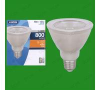2x 13W PAR30 LED Ultra Bassa Energia Spot Lampadina Es E27 Sicurezza Lampada