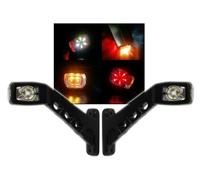 2X 14 Luci Marker Indicator Laterali A Led Lampada Per Rimorchio Camion 12V 24V