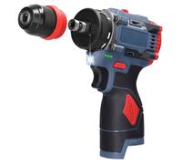 2X(16.8V 2-In-1 Trapano Elettrico al Litio Utensile Multifunzione 45Nm Copp7012