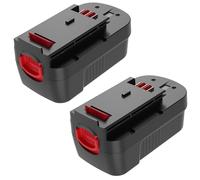 2X 18V 3,6Ah Exemoro A1718 NI-MH Batteria di Ricambio per Black & Decker 18V HPB18 FSB18 FEB180S A18 A1718 A18NH HPB18 Utensili a Batteria