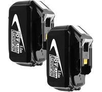2X 18V 5.0Ah Batteria Ricambio per Makita 18V Batteria BL1850B BL1860 BL1850 BL1840B BL1840 BL1830B BL1830 con Indicatore LED