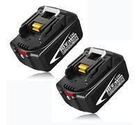 2X 18V 5.5Ah Ricambio per Maki-ta Batteria 18V per Maki-ta BL1845B BL1850B BL1845 BL1860 BL1840B BL1830B BL1840 BL1830 LXT-400 Utensili Elettrici a Batteria Goodexo (bianco nero)