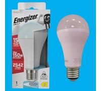 2X 18W (=150W) Energizer GLS ES E27 Lampadina LED, 6500K Luce Diurna 2542Lm