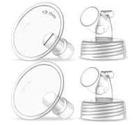 2X 19 mm Maymom due pezzi pompa a collo largo parti per pompe Spectra S1/S2; Flange a bocca larga; Flangia Spettri non originale