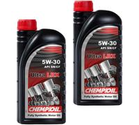 2X 1L CHEMPIOIL Leichtlauf Olio Motore Ultra LRX 5W-30 BMW LONGLIFE-04 MB 229.51