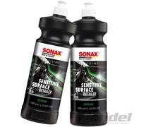 2x 1L SONAX Linea Professionale Sensitivesurface Detailer Pulitore Plastica Cura
