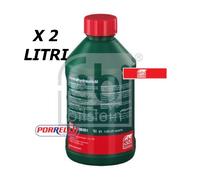 2X 1LT OLIO LIQUIDO IDROGUIDA SERVOSTERZO VERDE FEBI 06161 - AUDI BMW MINI (2L)