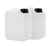 2x 2,5 l Taniche in HDPE, con tappo DIN 45 mm e conformi alle norme ONU, taniche per l'acqua, adatte all'uso alimentare