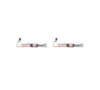 2X 2-6S 30A ESC Regolatore di Velocità Elettrico Brushless Unidirezionale con Avviamento Automatico per Ventola DIY