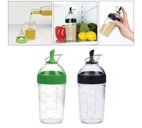 2x 2 pezzi Shaker per condimenti per insalata con bottiglie per miscelatore di