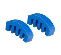 2X 2 pezzi sordina per violino in gomma per accessori per parti di violino 4/4 3/4 blu