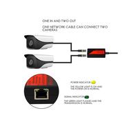 2X 2 Porte POE Extender 100Mbps con IEEE 802.3Af Standard per NVR IP Camera AP IP VOICE POE Estendi 100 Metri per POE Range