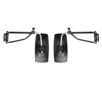 2x 2-Segment Specchietto Laterale 420x195 R1200 E Supporto Specchio per Camion