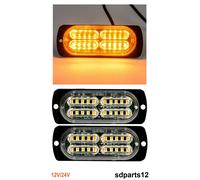 2x 20 LED Luci Di Ingombro Flash Lampeggiante Avvertimento Strobo 12-24V