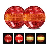 2x 20 LED Luci posteriori posteriori 12 / 24V Indicatore di frenata IP65 Luci di arresto impermeabili per camion Van Rimorchio Caravan RV ETC