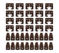 2X(20 Set di Guide e Guide per Cassetti Parte di Ricambio per Cassetti Ferm2975