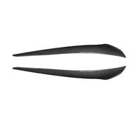 2X 2010-2013 Per BMW Per E92 E93 Serie 3 Per 325i 330i 330d 335i 335d LCI Adesivi 3D Tuning Fari Sopracciglia Malefiche Palpebre Di ABS Spoiler paraurti anteriore(Look in carbonio)
