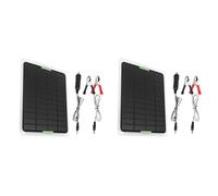 2X 20W Pannello solare 12V/5V USB2.0 Caricabatterie per auto portatile esterno in silicio monocristallino flessibile