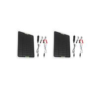 2X 20W Pannello Solare 12V/5V USB2.0 Caricatore per Auto Solare Esterno Portatile in Silicio Monocristallino Flessibile Pannello Solare