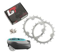 2x Ø230mm Alluminio Borchie Tosaerba Rasaerba per Husqvarna 420 430X 440 450X