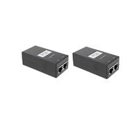 2X 24V 0.5A Desktop POE Power Injector Ethernet Adapter Sorveglianza CCTV per L'Alimentazione Della Telecamera IP