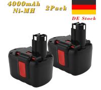 2x 24V 4000mAh NiMH Batteria per Bosch BAT240 BAT030 GSA GSB PSR GSR PSB 24 VE-2