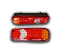 2x 24V 45 LED Rimorchio Luci Posteriore Multifunzione Lampade Stop Freccia Lorry