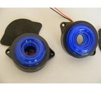 2X 24V Blue Spinning Side Marker Lights 10 SMD LEDs Lampade Camion Trattori