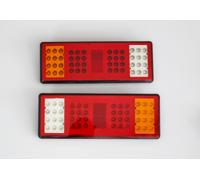 #2X 24V LED Posteriore Recupero Posizione Luci per Camion Rimorchio Telaio