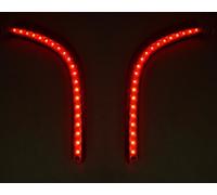 #2x 24V LED Rosso Posteriore Luci Laterali Lampade per Mercedes Axor Semi-Trucks