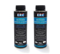 2X 250 Ml ERC Olio Motore Additivo Power Riduce Attrito Usura Prestazioni Motore