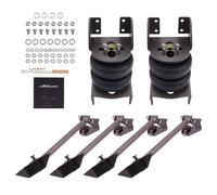 2x 2500 lbs Air Suspension Bags Triangulated Mount Bracket + 4 Link Kit Axle