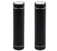 2X 2600Mah Caricabatteria Portatile USB Esterno Della Scatola di Potere di USB per Il Telefono Cellulare(Senza Batteria) Nero