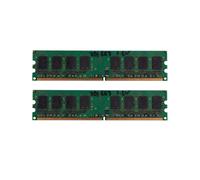 2X 2GB DDR2 PC2-5300 667MHz 240Pin 1.8V Desktop DIMM RAM di memoria