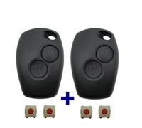 2x 2Tasten Chiave Alloggiamento per Dacia Duster Sandero Logan + 4x Micro-Tester