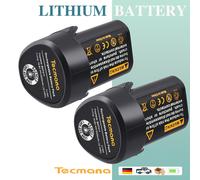 2X 3.5Ah Al litio Batteria per Bosch GSR GWI GST GSB GOP GDR GSA 10.8V-Li BAT411