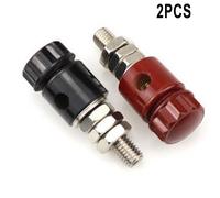 2x #3/8 Rame Batteria Spedizione Connettore Remoto Terminale Blocco Di