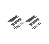 2X 3 Staffa per Slot PCI su Rack per Montaggio Ventola per Scheda Video con Supporto Kit Staffa Ventola 90mm/120mm con Ventola 24BB