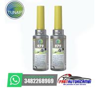 2x 300ml TUNAP 979 Additivo Pulizia Detergente Iniettori Benzina Professionale