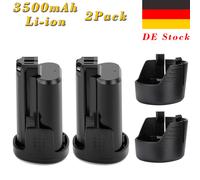 2X 3500mAh 10,8V Al litio Batteria Per Bosch BAT412 D-70745 GSR GSB GSA 10,8V-LI
