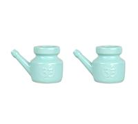 2X 350Ml Neti Pot In Ceramica per La del Naso Pentola Resistente A Tenuta 5245