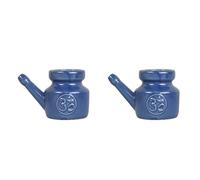 2X 350Ml Neti Pot in Ceramica per La del Naso Pentola Resistente A Tenuta 8697