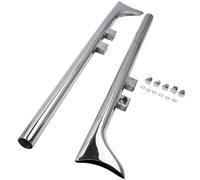 2x 36" Chrome Fishtail Exhaust Slip For Harley Davidson Touring 1995-2016