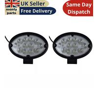2x 36W Faretto Pois Lampade LED Work Luce Barra Guida Fuoristrada Auto SUV Tondo